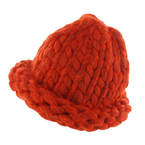 2-TONE CHUNKY KNITTED HAT