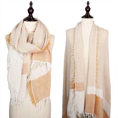 2-TONE SOFT WOVEN SCARF