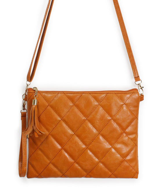 QUILTED CROSSBODY/CLUTCH BAG