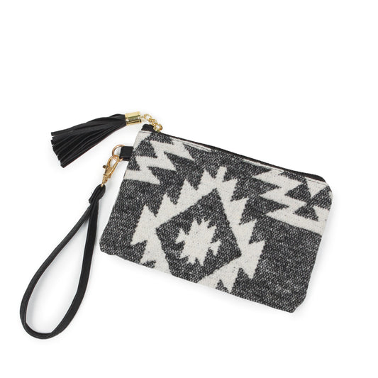 WESTERN WALLET CLUTCH W/WRISTLET