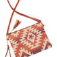 WESTERN PRINT CROSSBODY/CLUTCH BAG