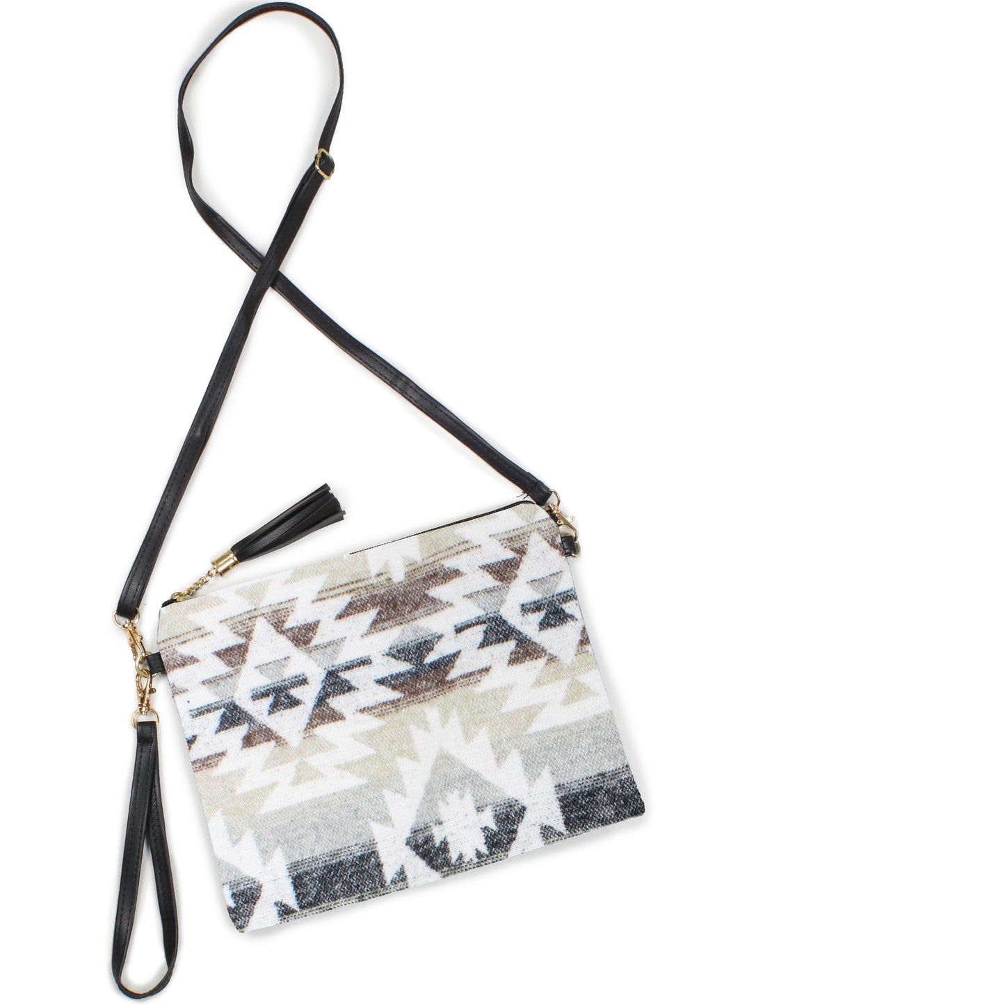 WESTERN PRINT CROSSBODY/CLUTCH BAG