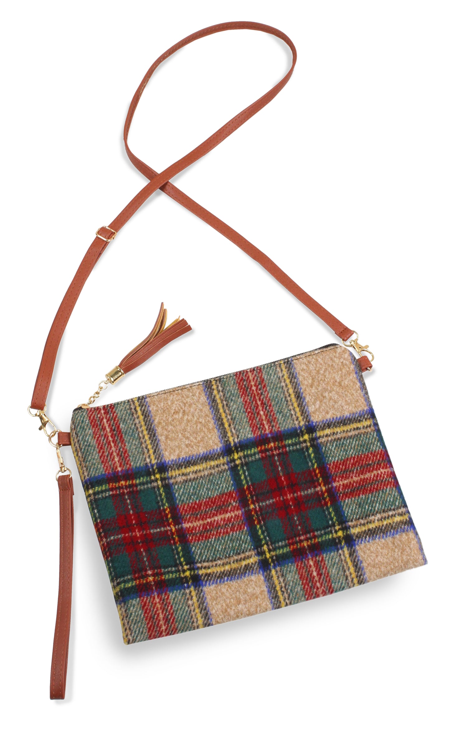 TARTAN CROSSBODY/CLUTCH BAG