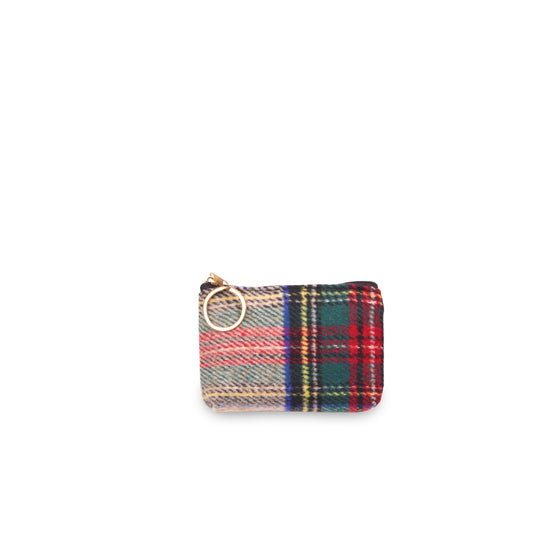 TARTAN COIN/CARD PURSE