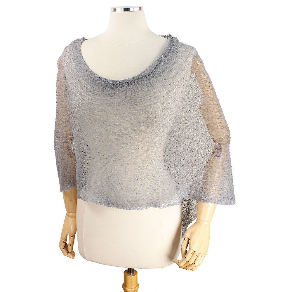 POPCORN KNIT MULTIWAY PONCHO