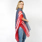 AMERICAN FLAG SEQUINS KIMONO/VEST