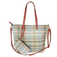 PLAID WEEKEND TOTE BAG + POUCH