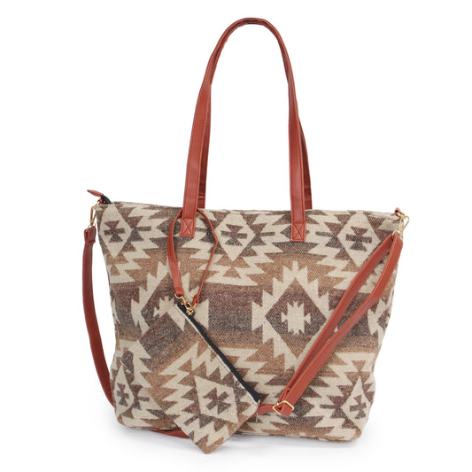 WESTERN WEEKEND TOTE BAG + POUCH