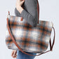 PLAID WEEKEND TOTE BAG + POUCH