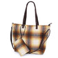 PLAID WEEKEND TOTE BAG + POUCH