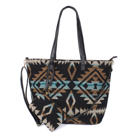 WESTERN WEEKEND TOTE BAG + POUCH