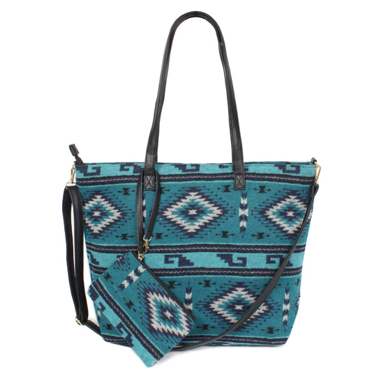 WESTERN WEEKEND TOTE BAG + POUCH