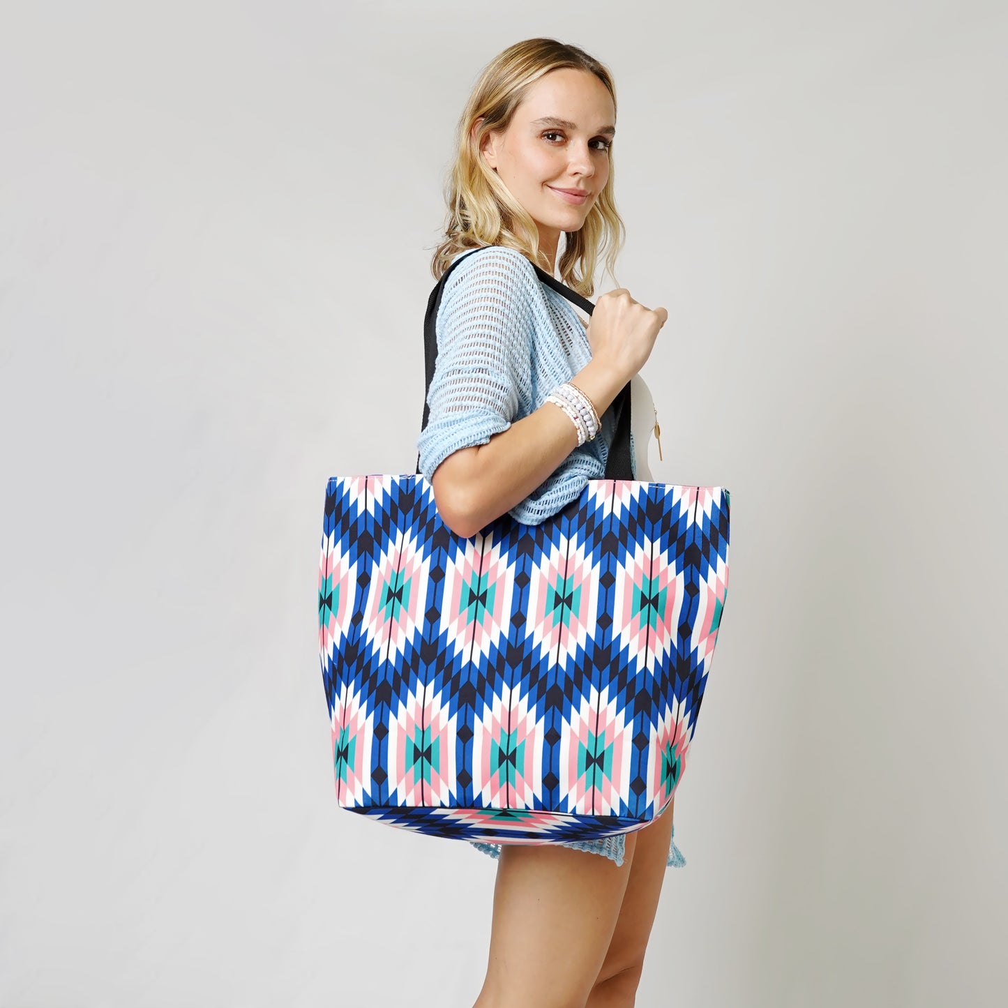 AZTEC PRINT TOTE BAG