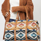 AZTEC PATTERN DUFFLE BAG