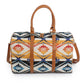 AZTEC PATTERN DUFFLE BAG