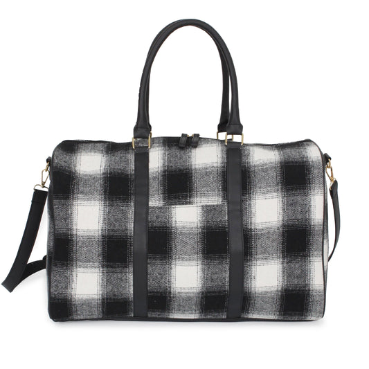 BUFFALO PATTERN DUFFLE BAG