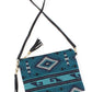 AZTEC PRINT CROSSBODY/CLUTCH BAG