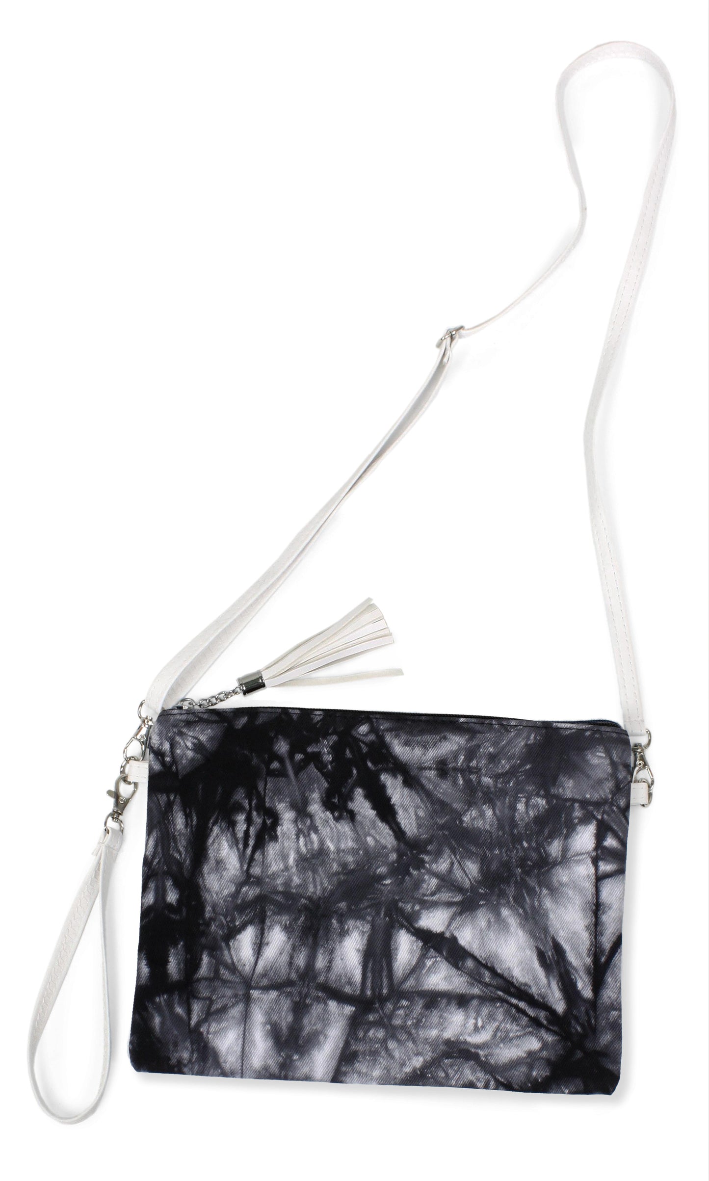 TIE DYE PRINT CROSSBODY/CLUTCH BAG