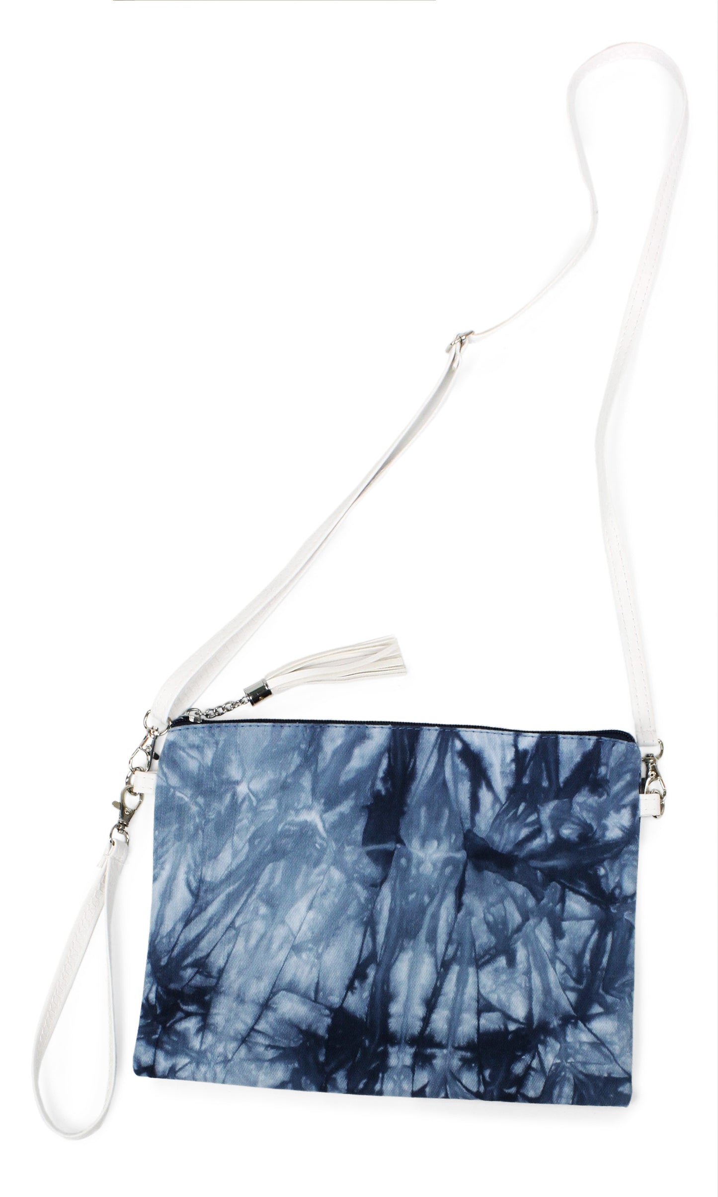 TIE DYE PRINT CROSSBODY/CLUTCH BAG