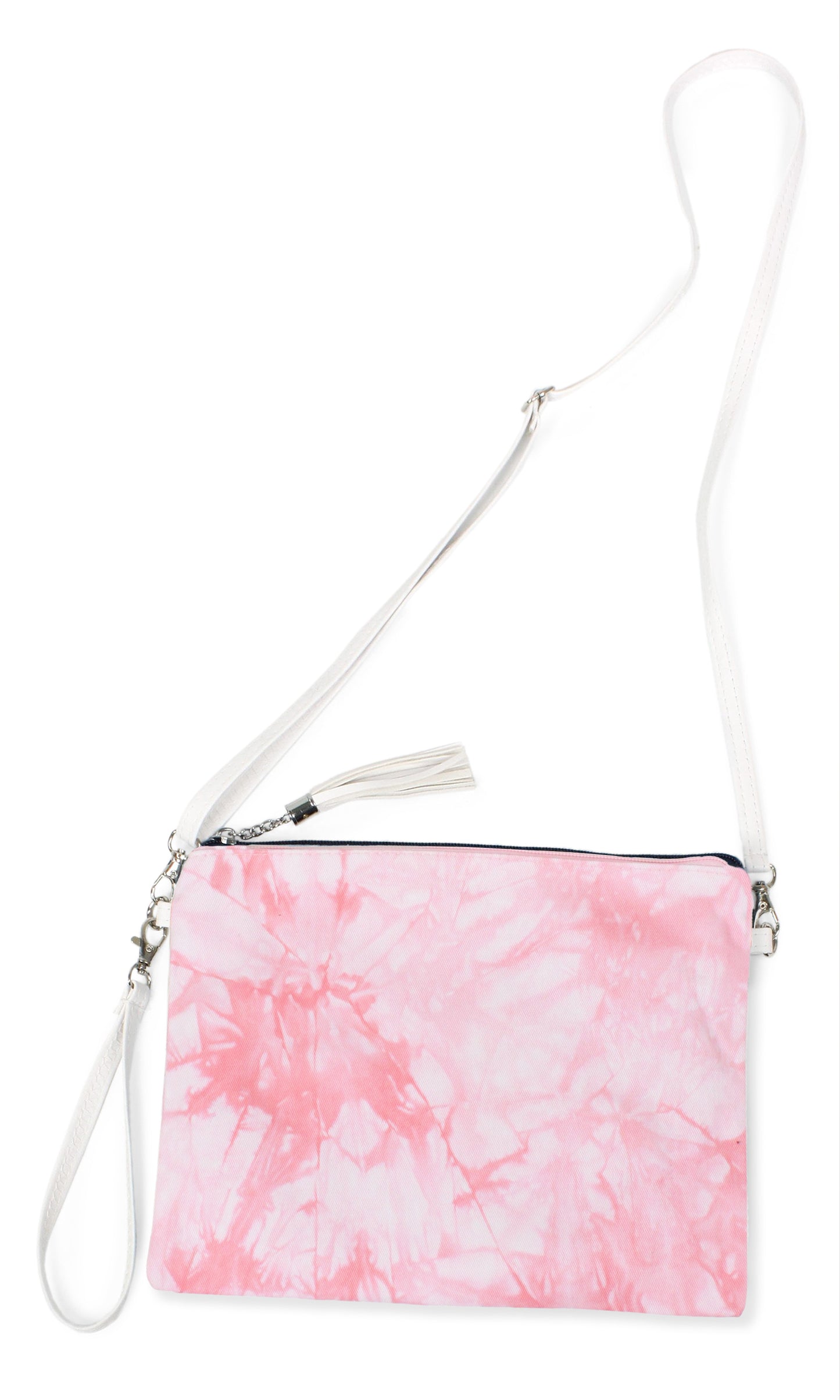 TIE DYE PRINT CROSSBODY/CLUTCH BAG