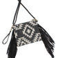 WESTERN+FRINGE CROSSBODY BAG/CLUTCH