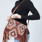 WESTERN+FRINGE CROSSBODY BAG/CLUTCH