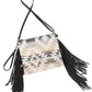 WESTERN+FRINGE CROSSBODY BAG/CLUTCH