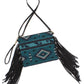 WESTERN+FRINGE CROSSBODY BAG/CLUTCH