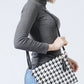 LUREX HOUNDSTOOTH CROSSBODY/CLUTCH BAG