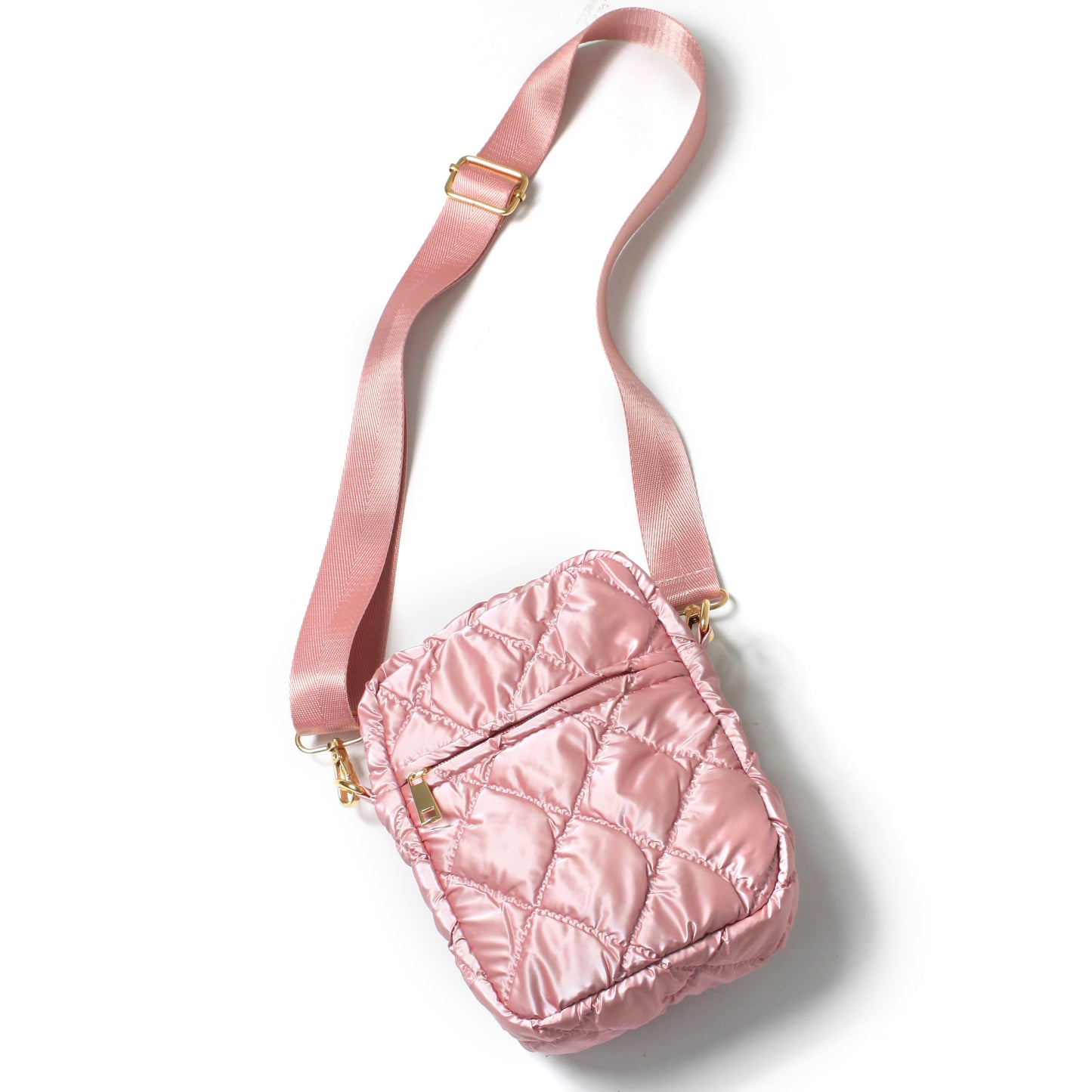 GLOSSY PUFFY MINI CROSSBODY BAG