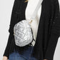 GLOSSY PUFFY MINI CROSSBODY BAG