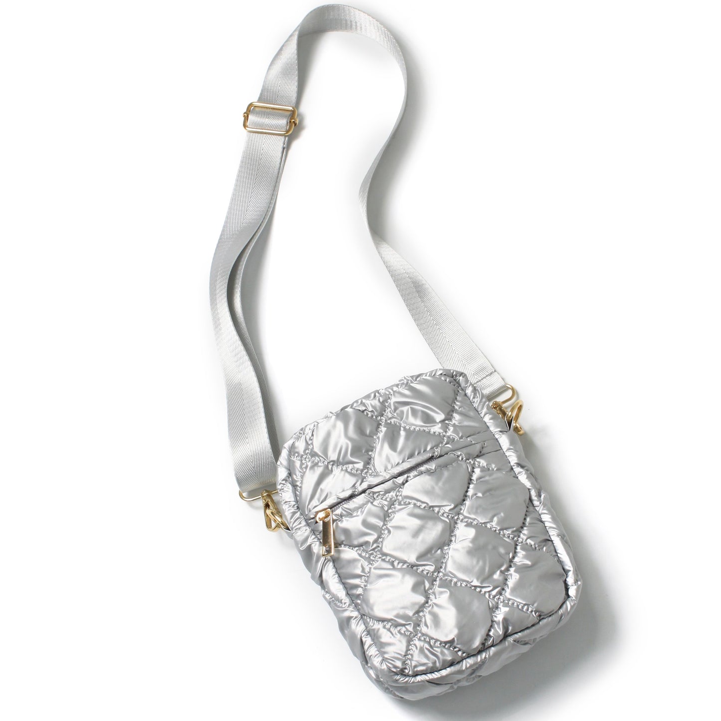 GLOSSY PUFFY MINI CROSSBODY BAG