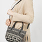 TRIBAL PRINT CROSSBODY BAG