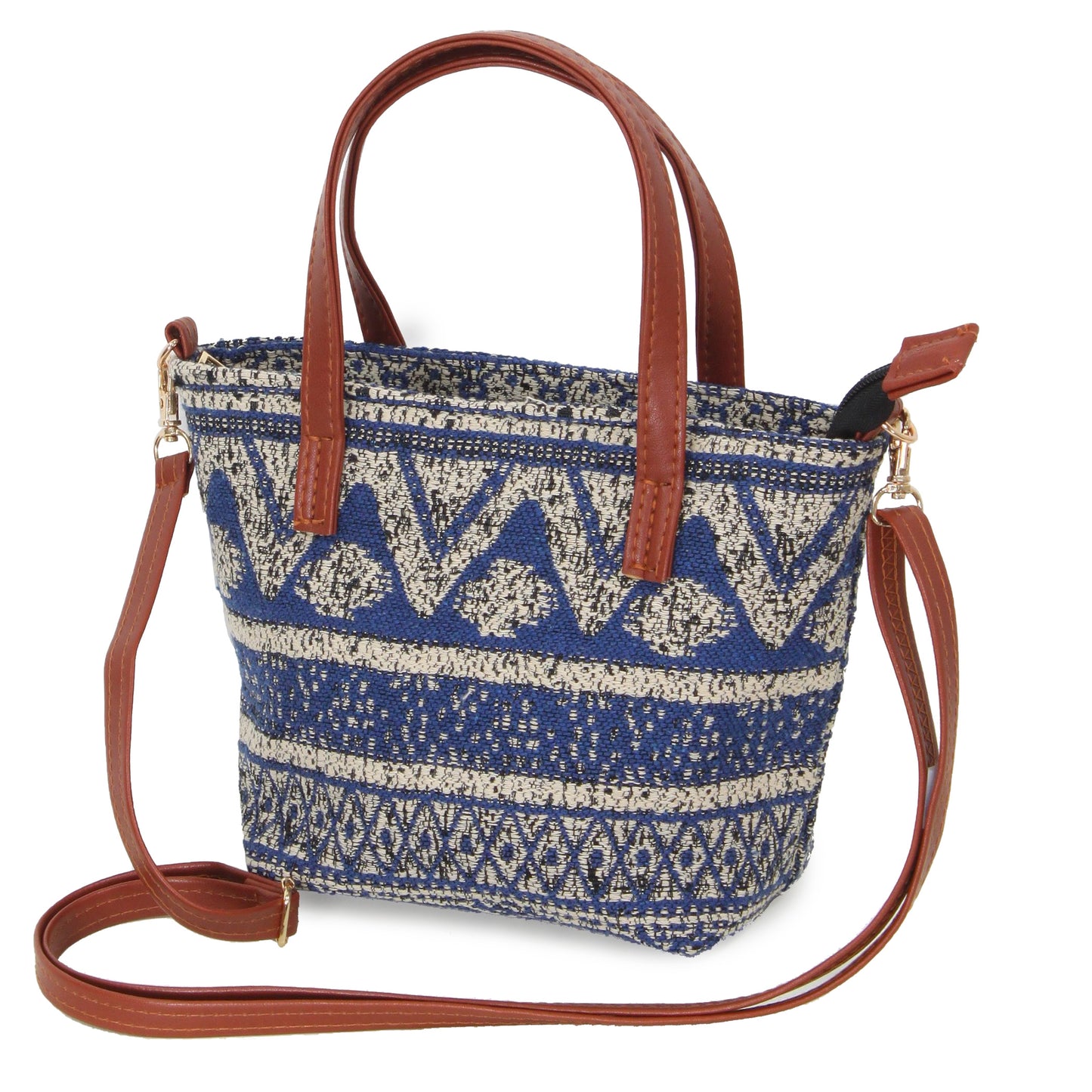 TRIBAL PRINT CROSSBODY BAG