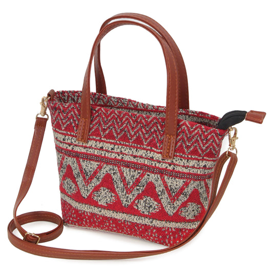 TRIBAL PRINT CROSSBODY BAG