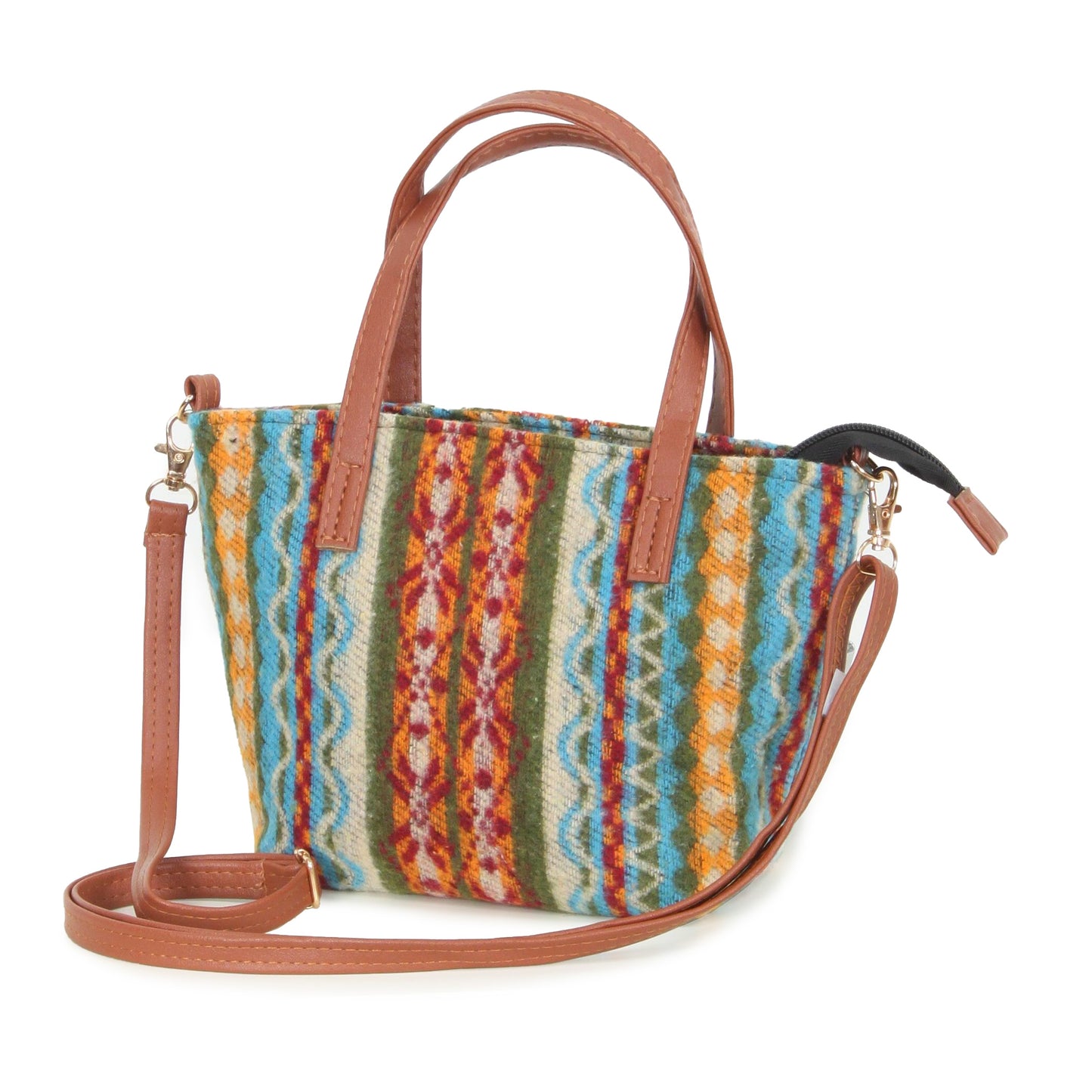 ETHNIC PRINT CROSSBODY BAG