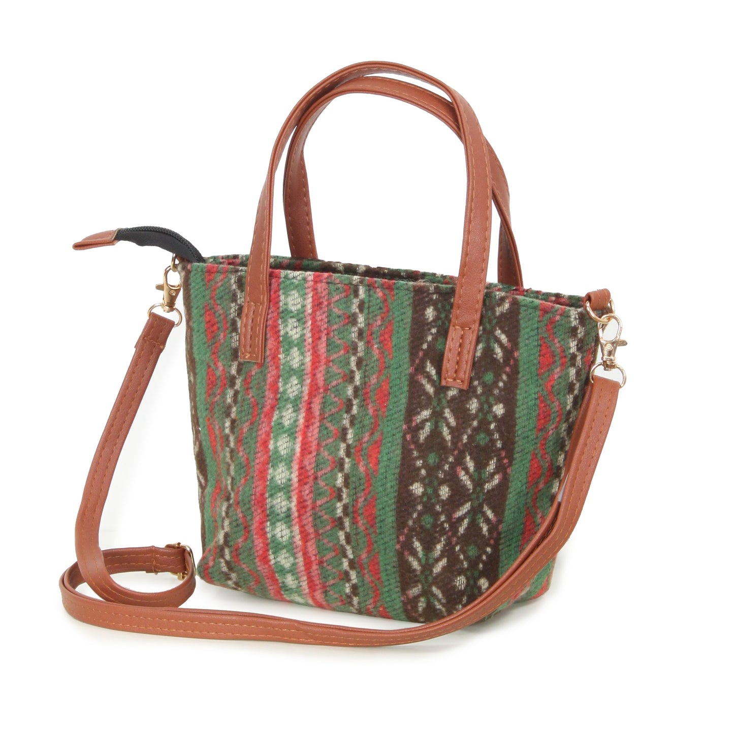 ETHNIC PRINT CROSSBODY BAG