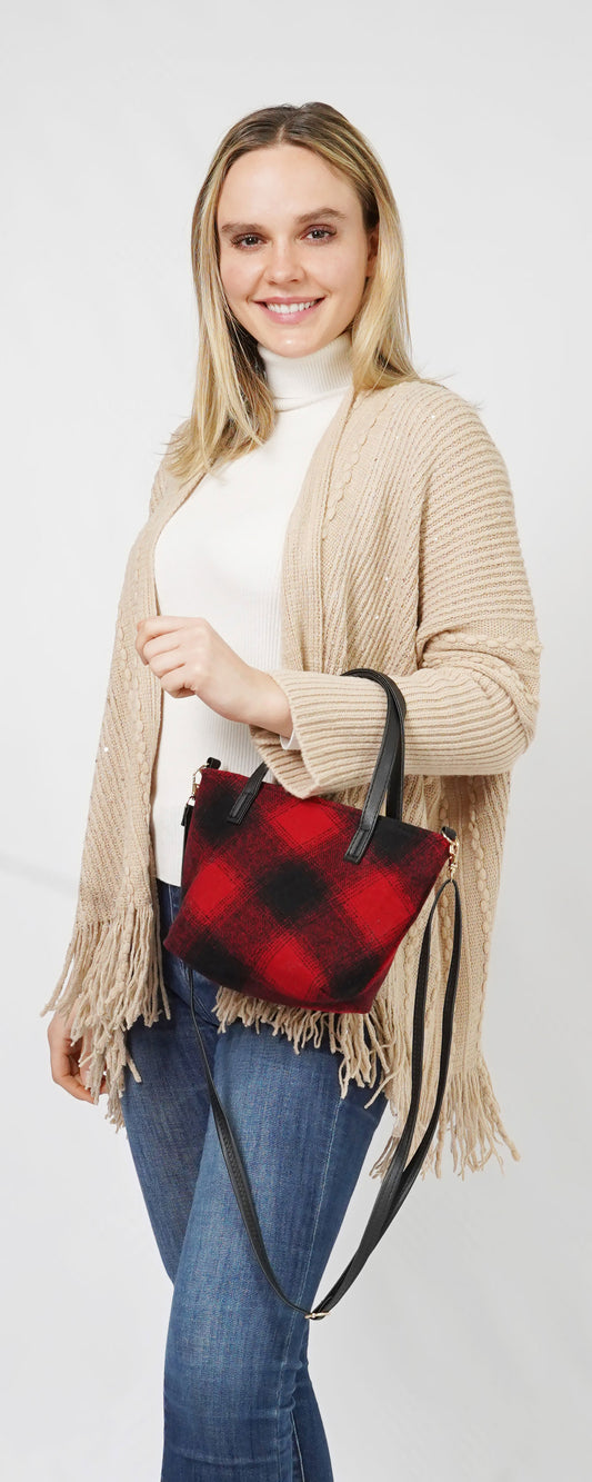 BUFFALO PRINT CROSSBODY BAG