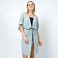 DRAWSTRING JERSEY KIMONO/CARDIGAN