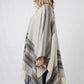 AZTEC PATTERN CAPE W/FRINGE