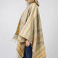 AZTEC PATTERN CAPE W/FRINGE