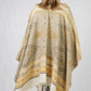 AZTEC PATTERN CAPE W/FRINGE