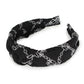 FLORAL EMBROIDERY KNOTTED HEADBAND