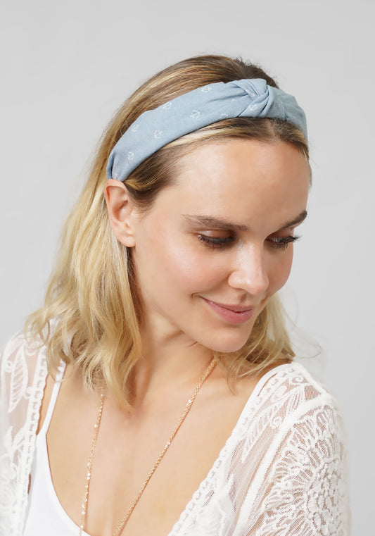 ANCHOR KNOTTED HEADBAND