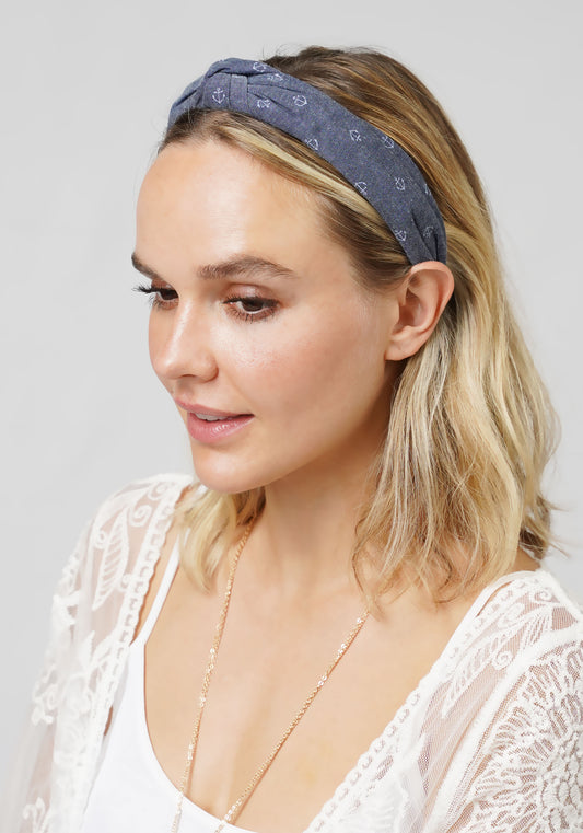 ANCHOR KNOTTED HEADBAND