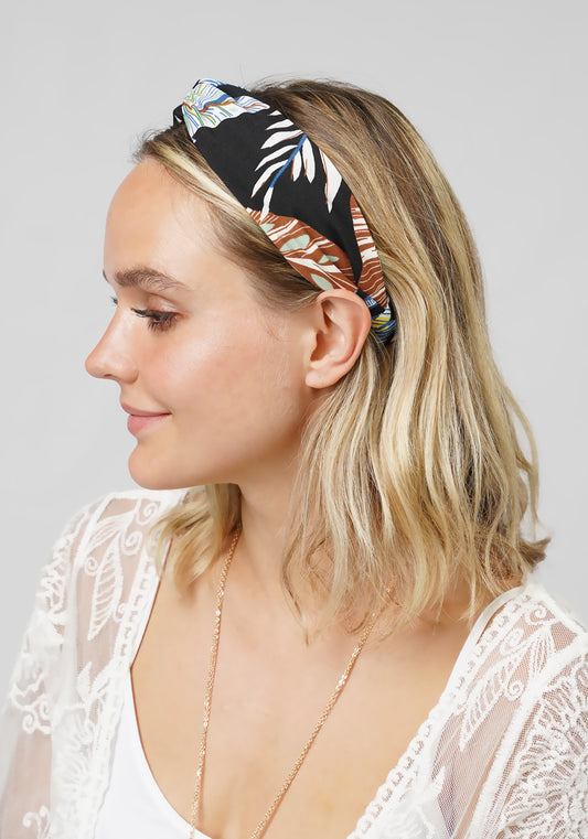 TROPICAL TWISTED HEADBAND