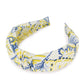 FLORAL PRINT KNOTTED HEADBAND