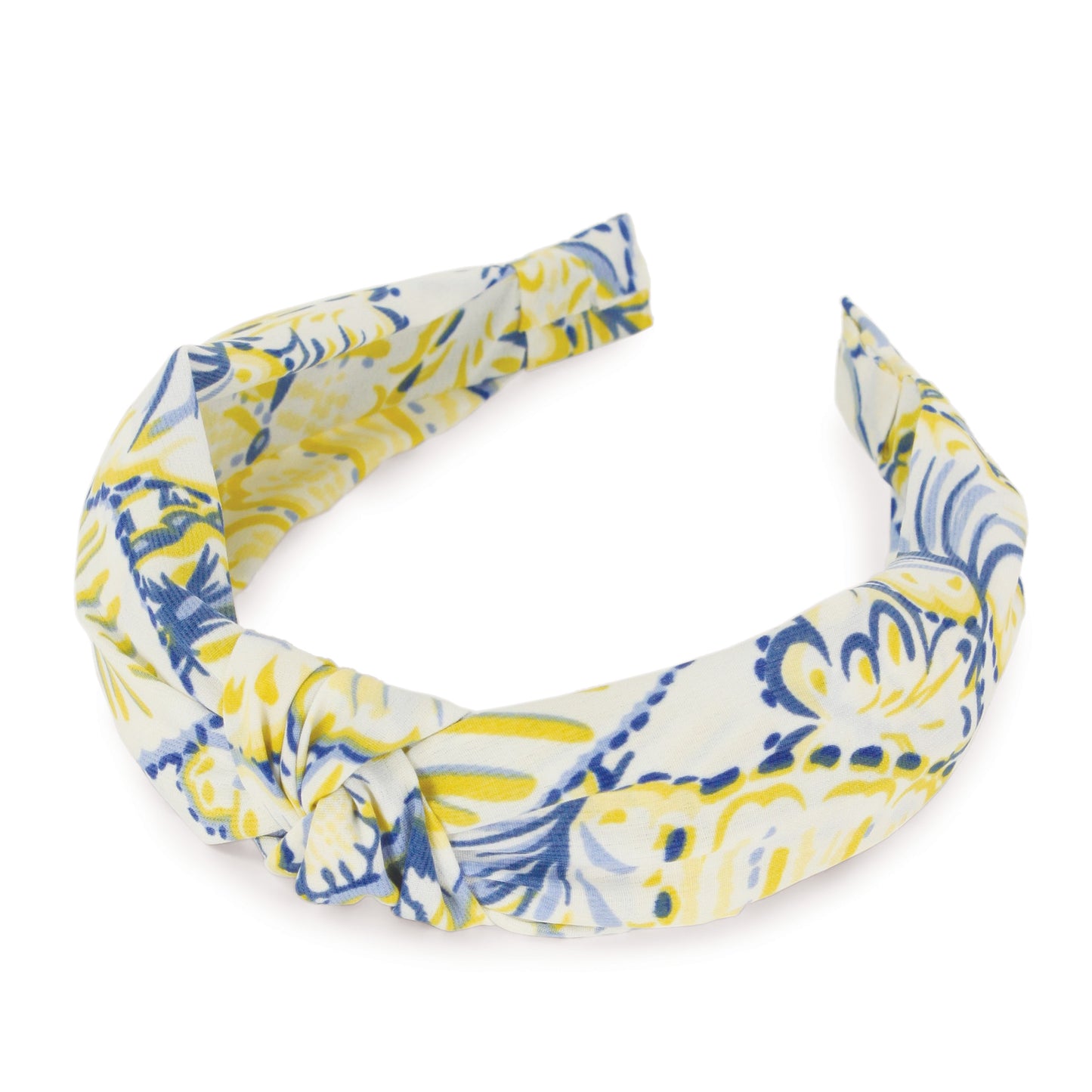 FLORAL PRINT KNOTTED HEADBAND