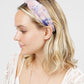 TIE DYE PRINT KNOTTED HEADBAND