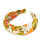 SUNFLOWER PRINT KNOTTED HEADBAND